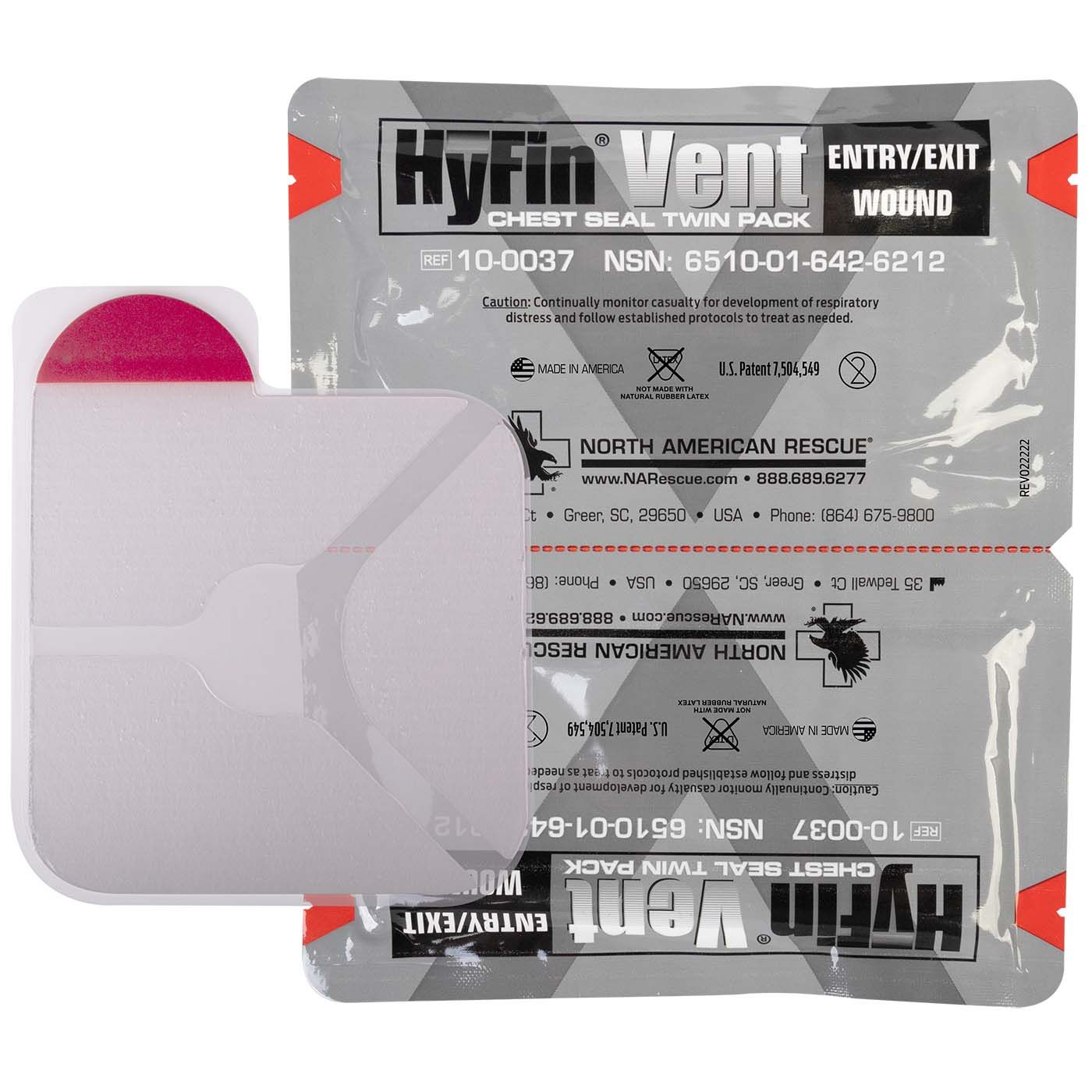 Medical - HyFin Chest Seal Dressing - Combo Pack