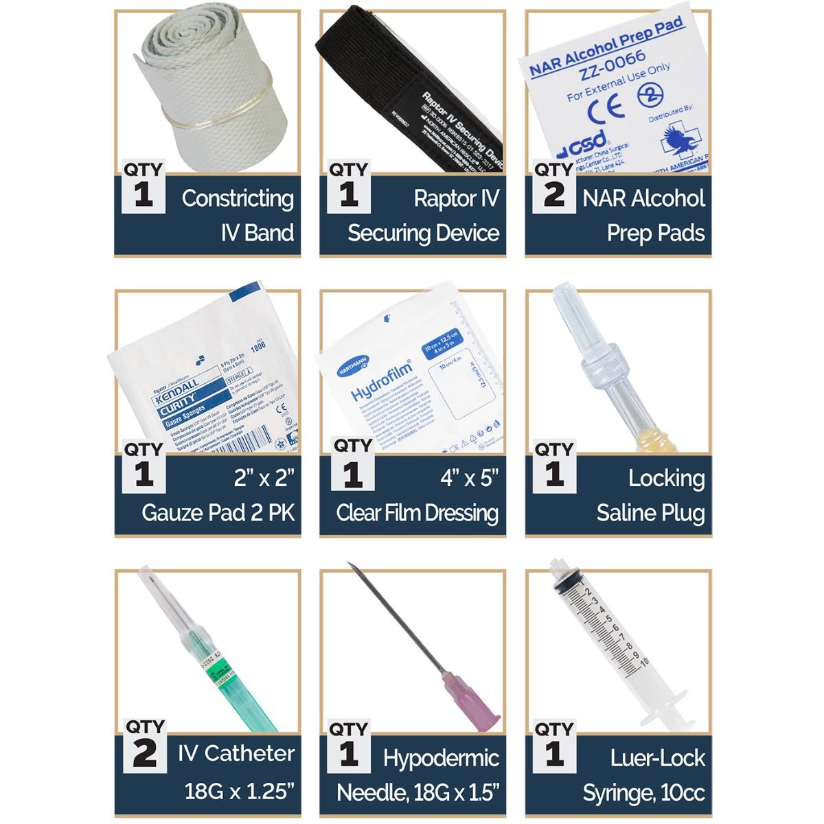 Medical - NAR Saline Lock Kit