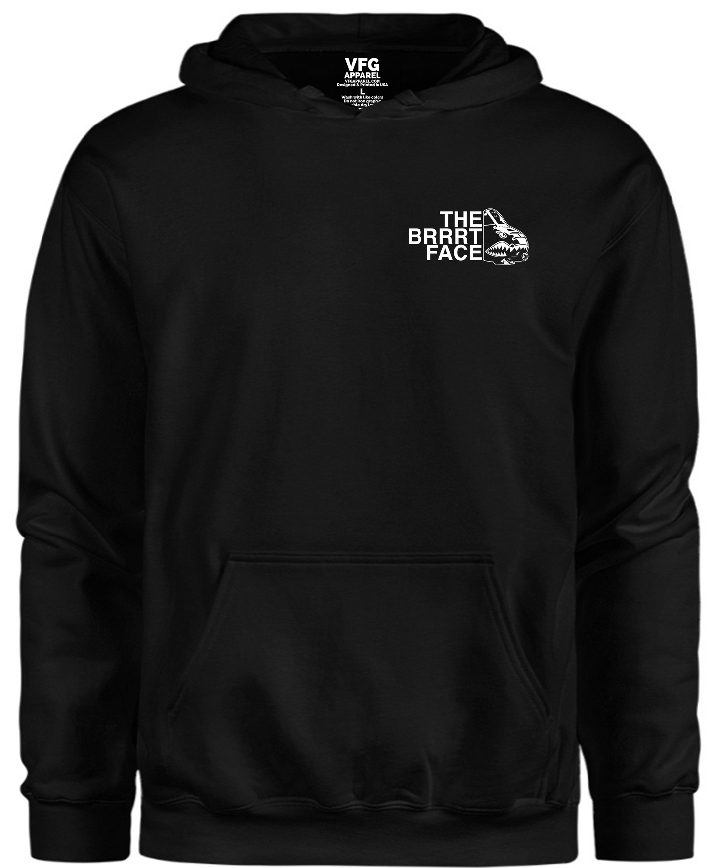 Hoodie - A-10 Warthog The Brrrt Face