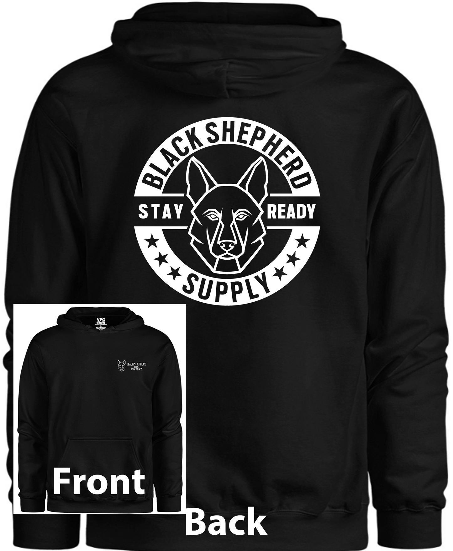 Hoodie - Black Shepherd Supply