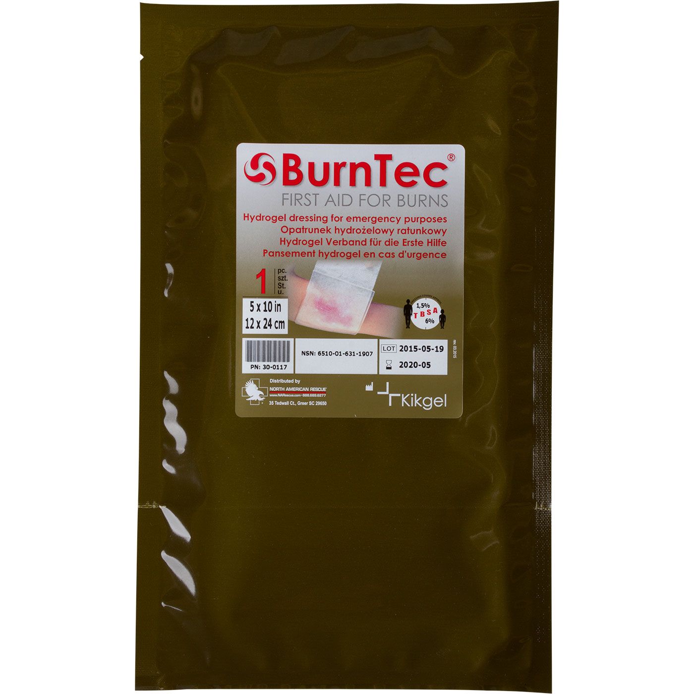 Medical - BurnTec Burn Dressing
