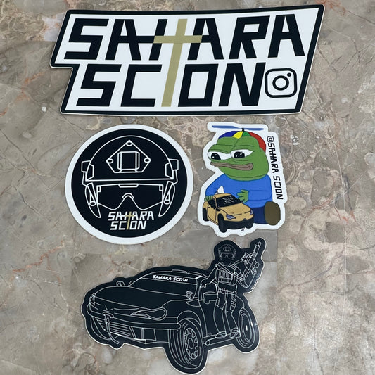 Slaps - Sahara Scion Stickers