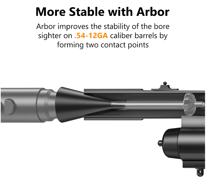 Gear - Laser Bore Sighter Laser with 16 Adapters and Upgraded Power Button