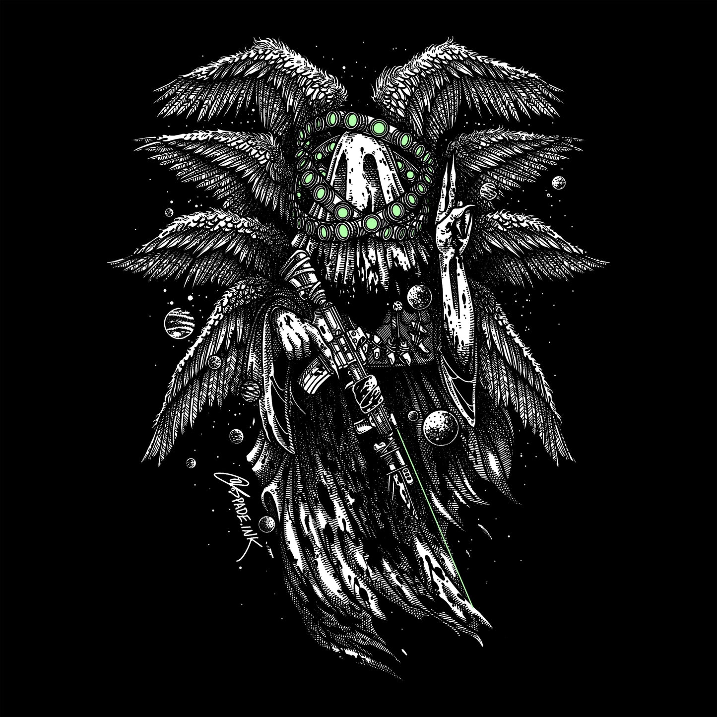 Spade Ink - Seraphim Angel of Death