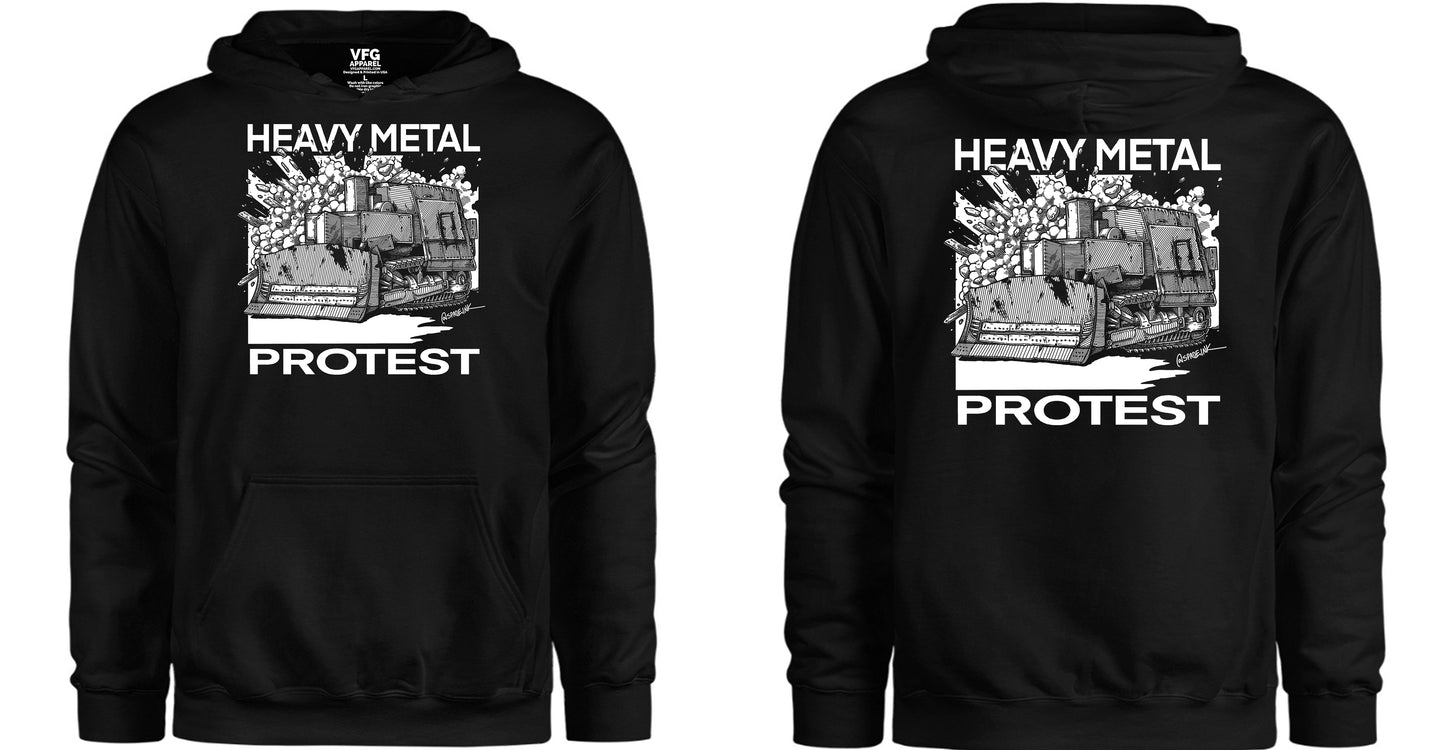 Spade Ink - Heavy Metal Protest White