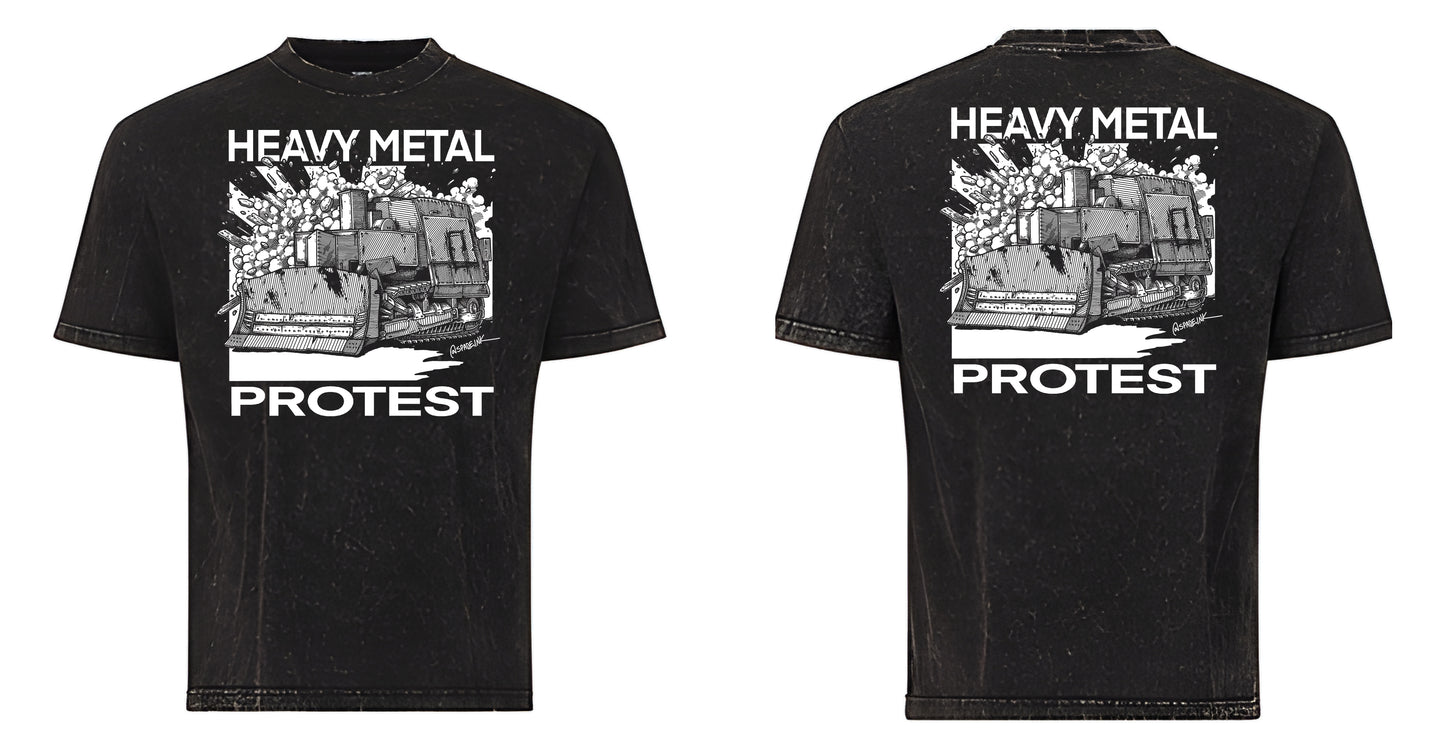 Spade Ink - Heavy Metal Protest White
