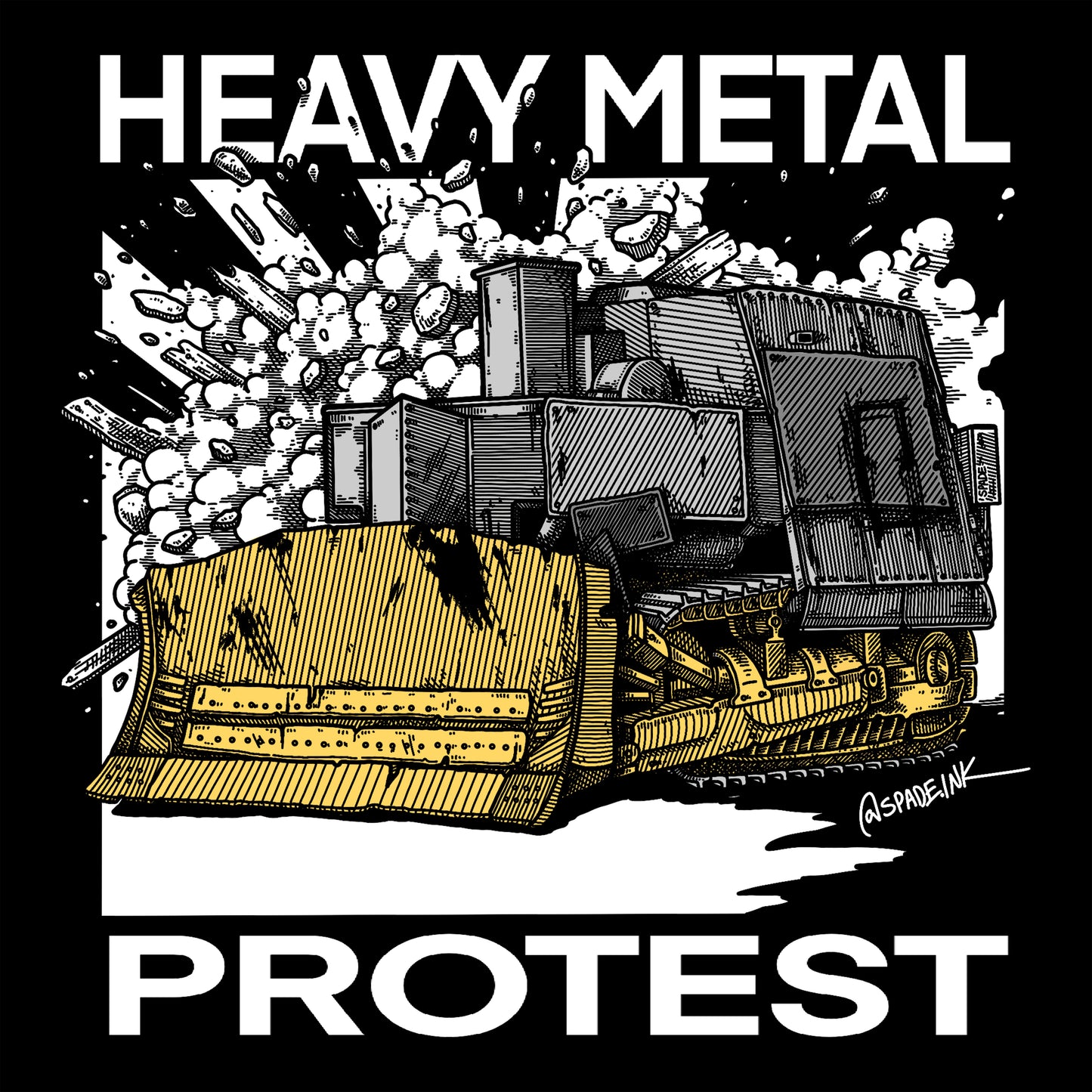 Spade Ink - Heavy Metal Protest Color