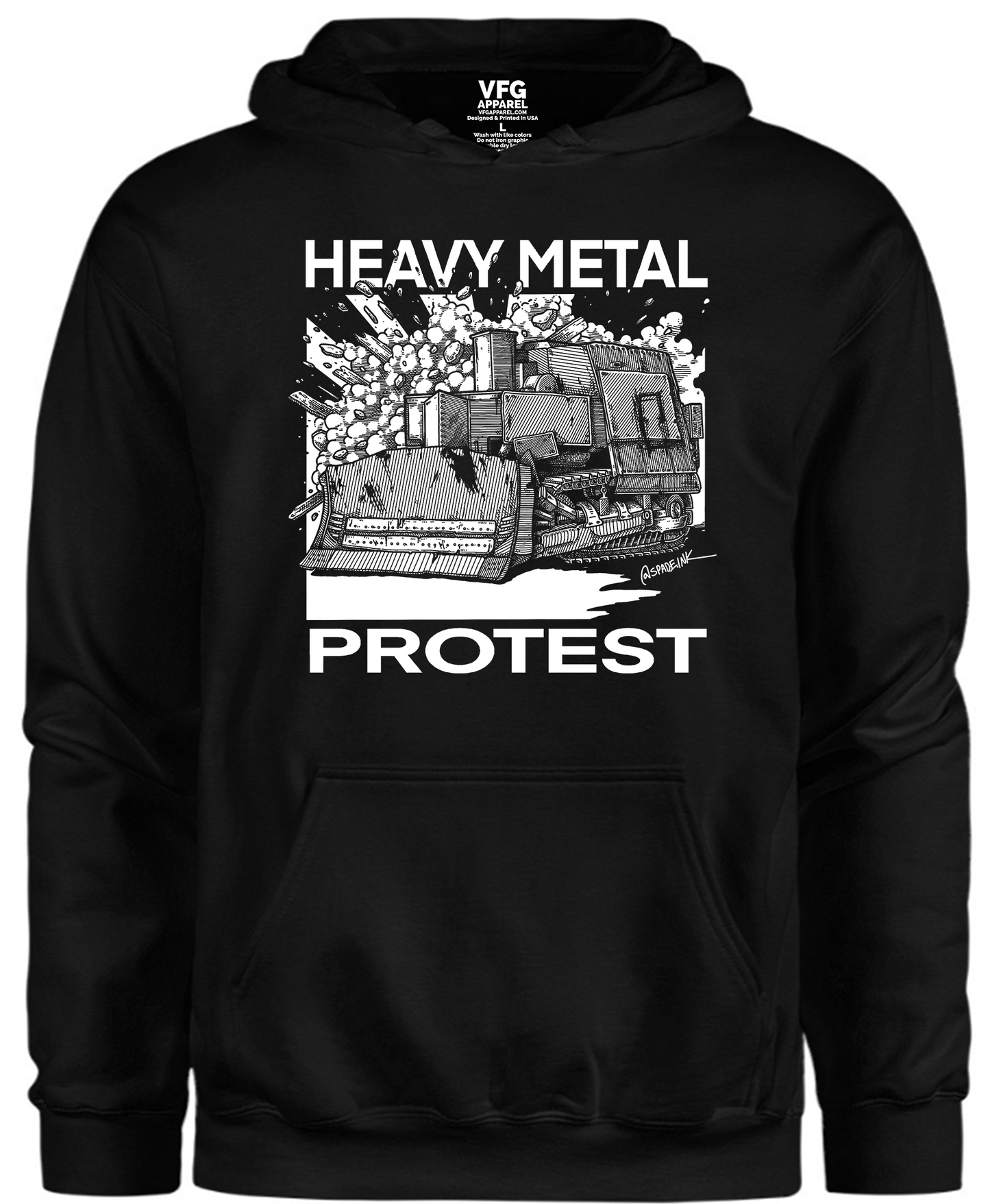 Hoodie - Heavy Metal Protest