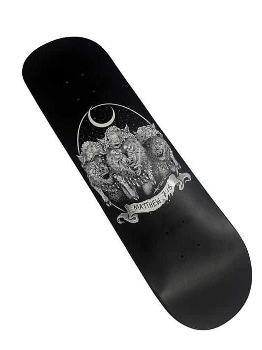 Spade Ink - Matthew 7:15 Skate Deck