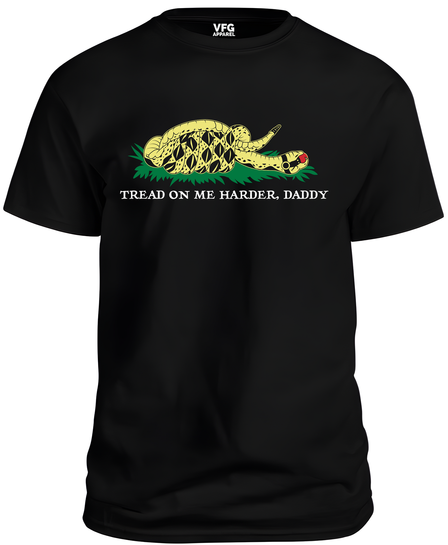T-Shirt - Tread On Me Harder Black