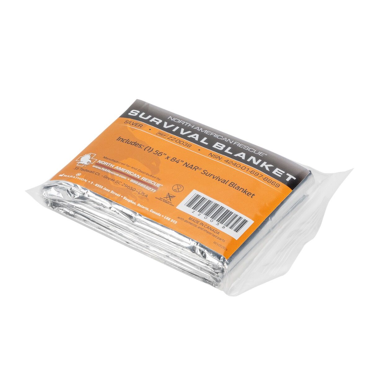 Medical - NAR Survival Blanket - Silver